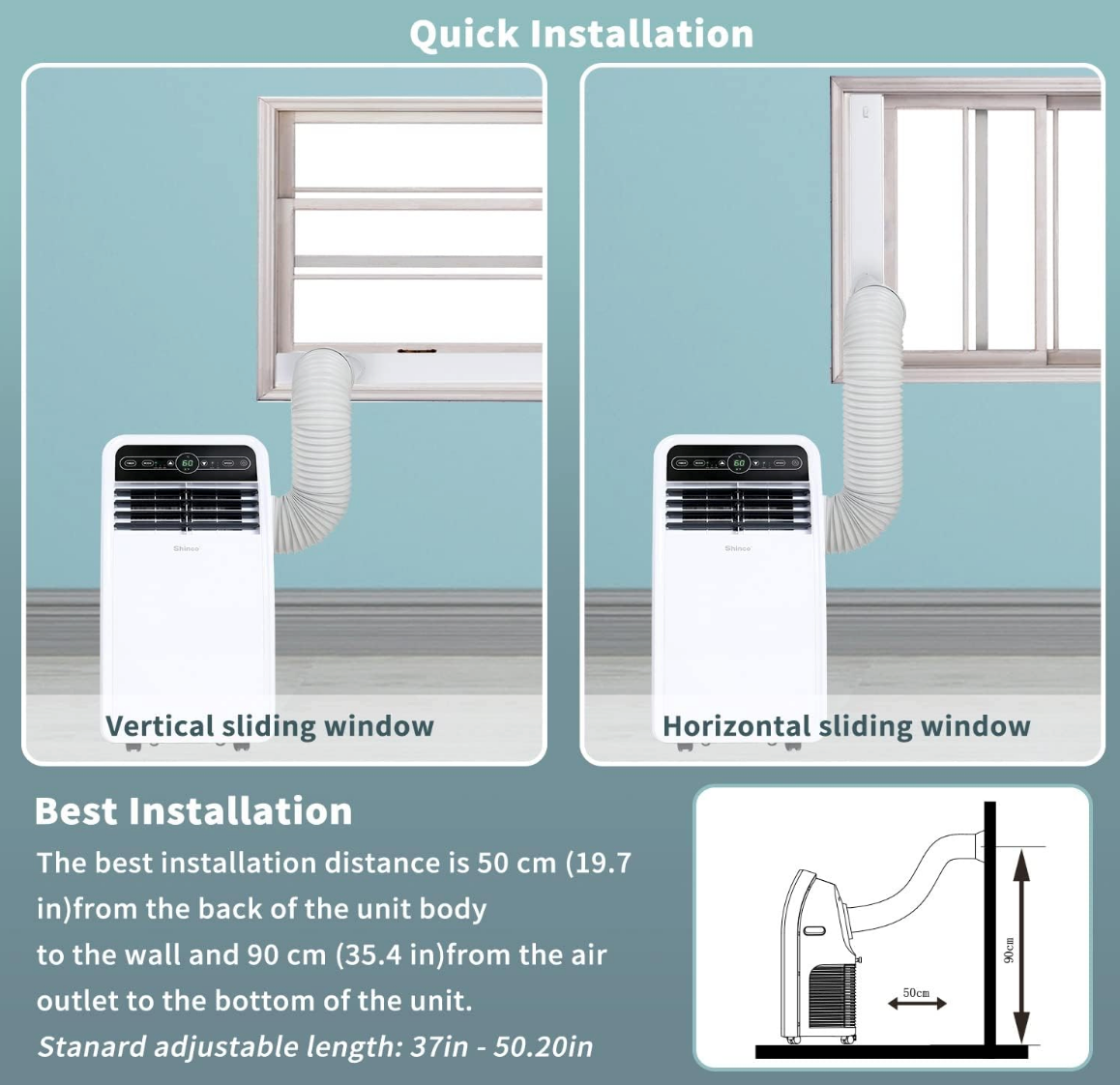 Portable Air Conditioner with 12,000 BTU Cooling, Dehumidifier & Fan Modes – Remote Control & LED Display